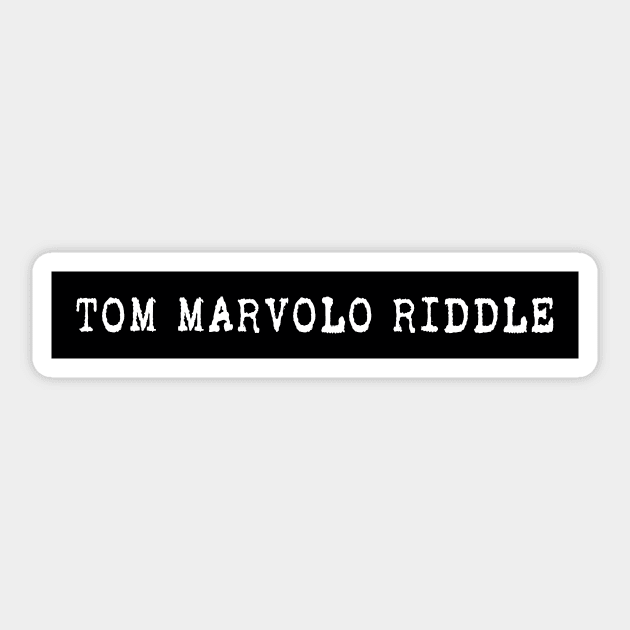 tom marvolo riddle Sticker by aytchim